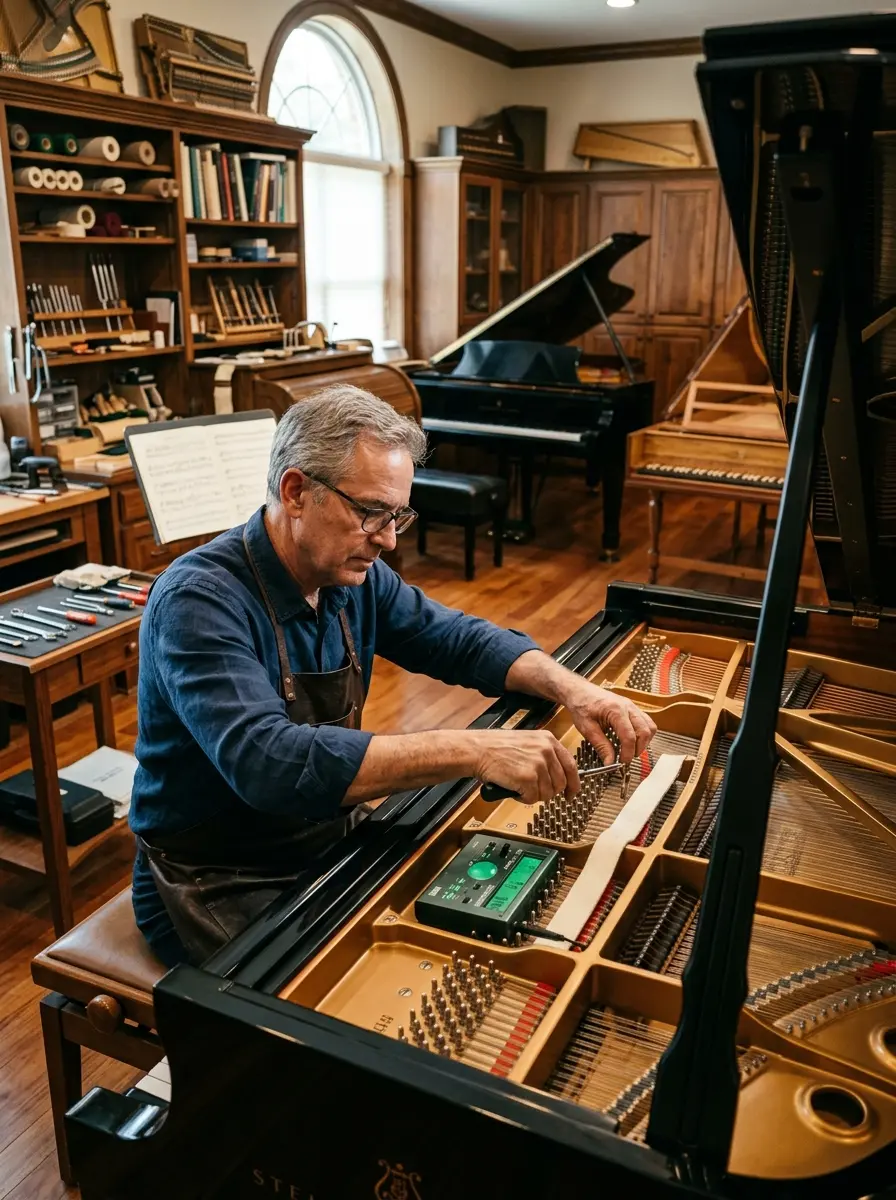 Taller de afinación de pianos en Talca — Maule Pianos